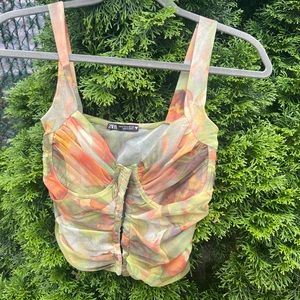 Colorful and Sexy Zara Blouse